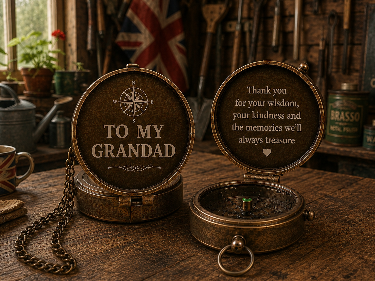 True North Compass | Engraved Compass Gift