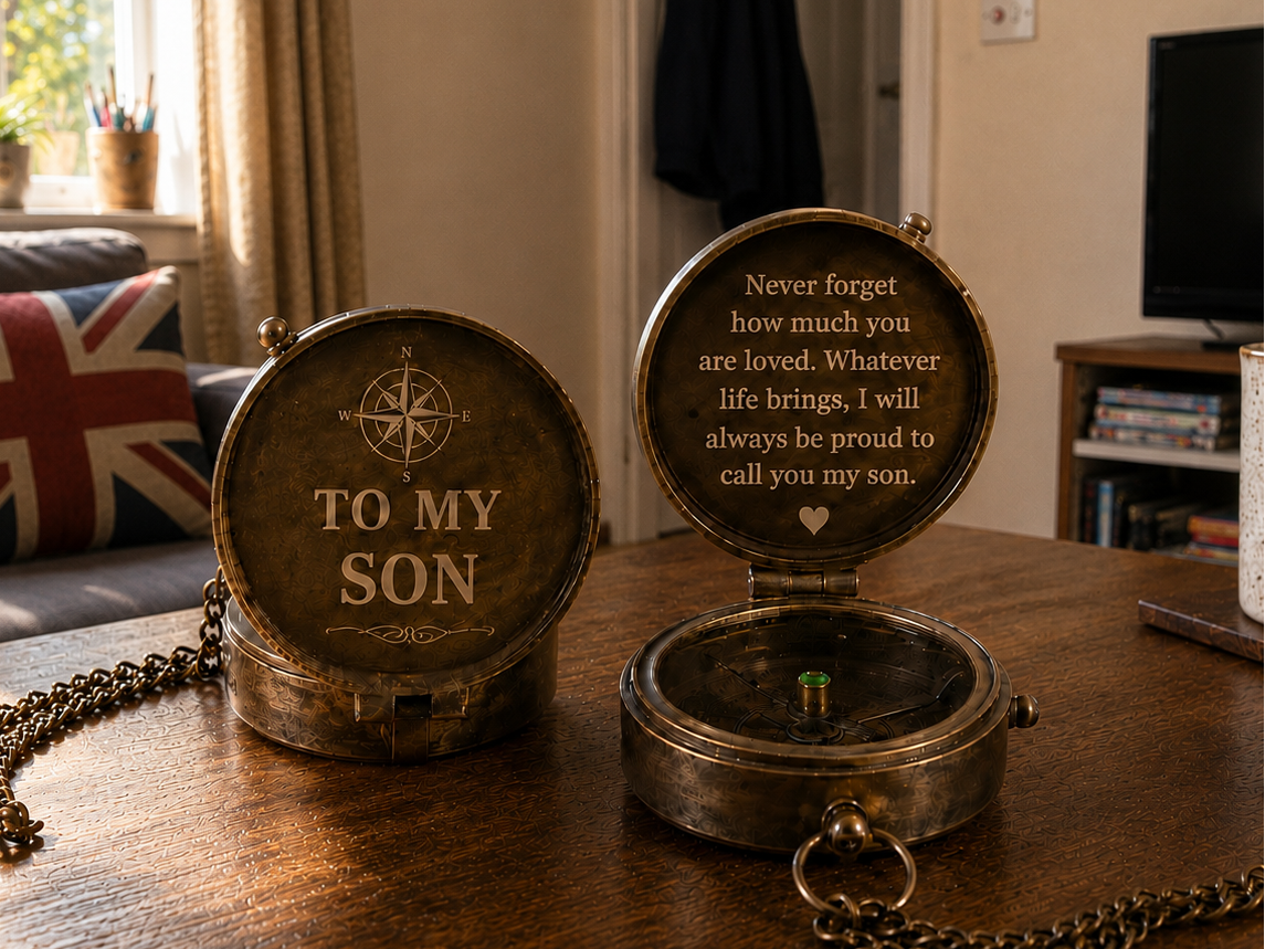 True North Compass | Engraved Compass Gift