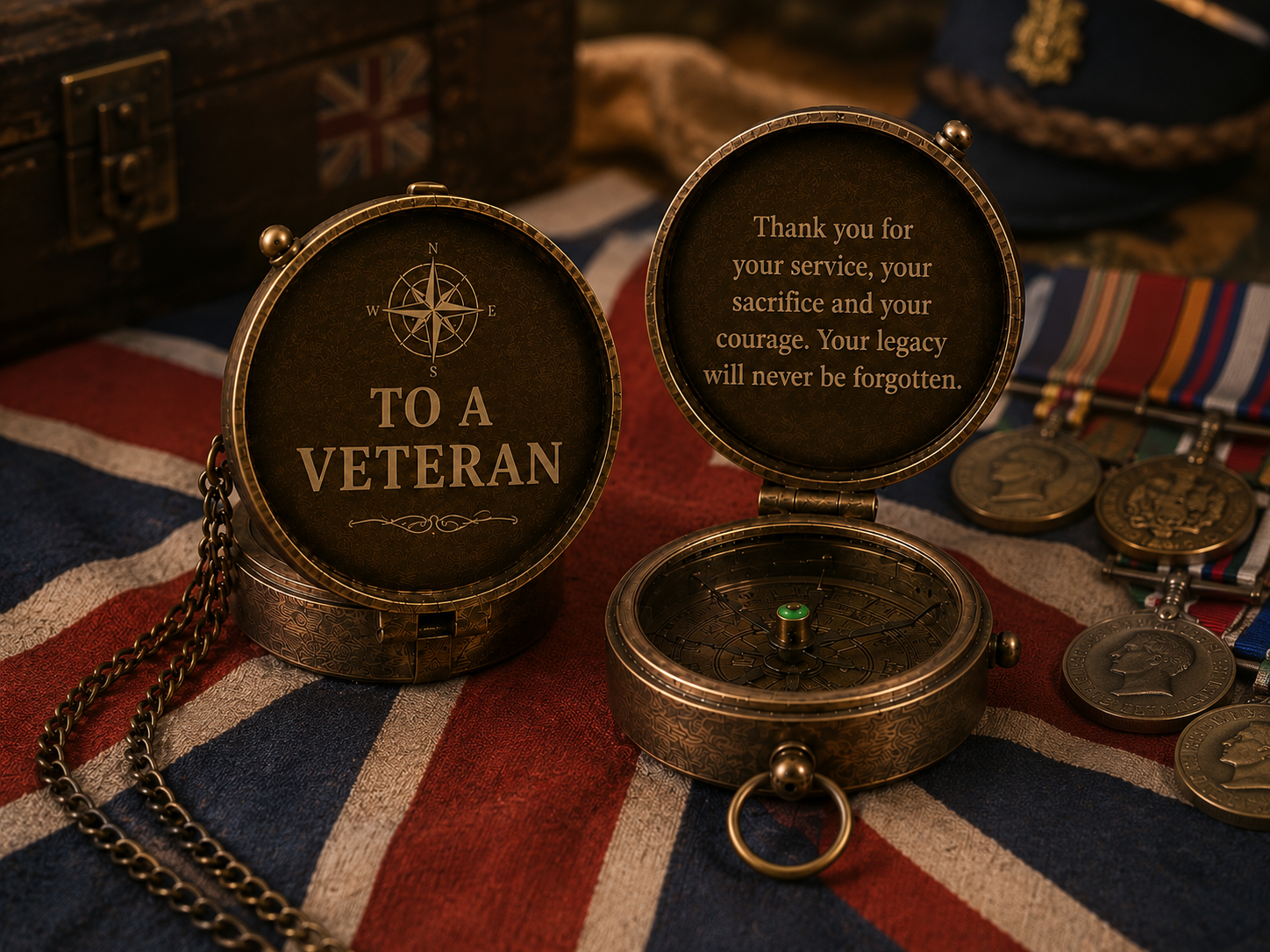 True North Compass | Engraved Compass Gift